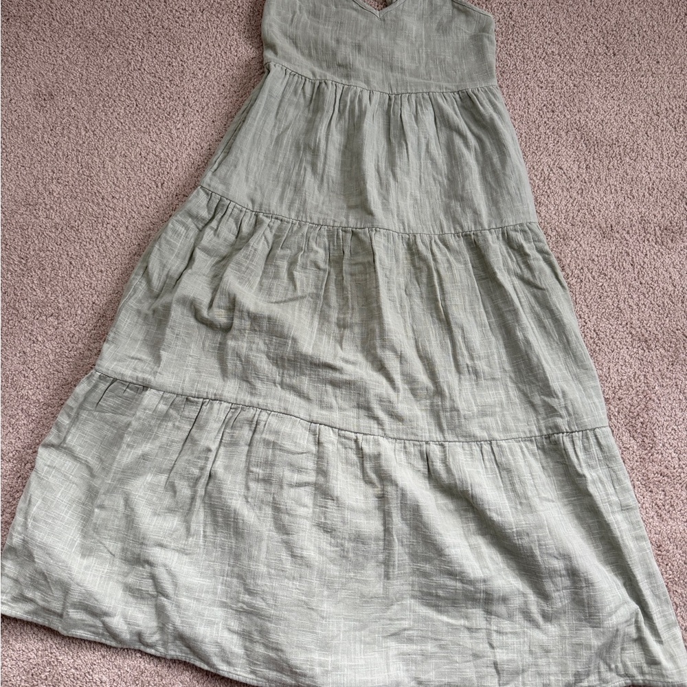 ABLE Tyler strappy maxi dress in sage green